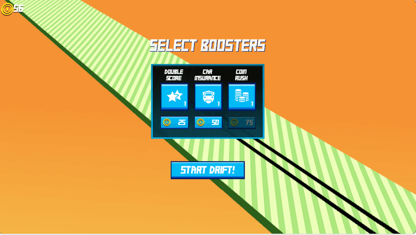 Drift Boss Boosters Selection